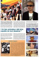 Animeland 157 page 27, interview de Moriyasu Taniguchi