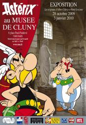 Affiche de l'exposition des 50 ans d'Ast�rix � Cluny