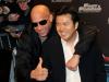 Justin Lin accompagn� de Vin Diesel � l'avant premi�re du prochain Fast & Furious 4 (DR)
