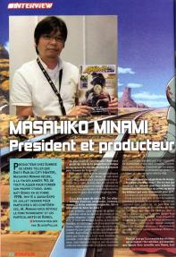 interview de Masahiko Minami (Animeland 155 - page 32)