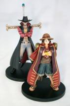 One Piece - Figurines Mihawk et Luffy, collection Grandline Men Vol.3