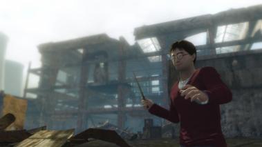 Capture du jeu vidéo Harry Potter et les reliques de la port