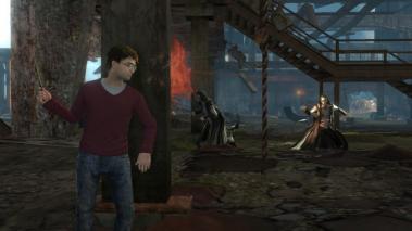 Capture du jeu vidéo Harry Potter et les reliques de la port