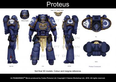 Image de production du film Warhammer 40000 Ultramarines