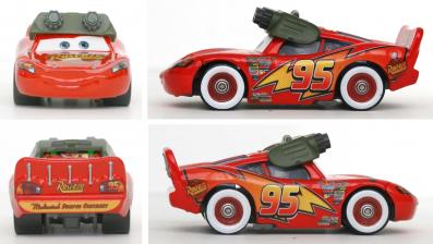 Mattel : Race O Rama - Jaune N°109 - Flash McQueen Vision nocturne (Pixar)