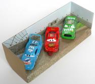 Mattel : Race O Rama – Pack ligne d'arrivée : King, Flash, Chick (Cars - Pixar)