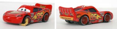 Mattel : Race O Rama - Jaune N°073 - Flash McQueen avec sabot (Pixar)