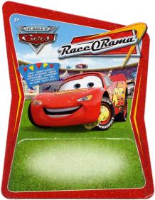 Mattel : Race O Rama - Jaune N°073 - Flash McQueen avec sabot (Pixar)