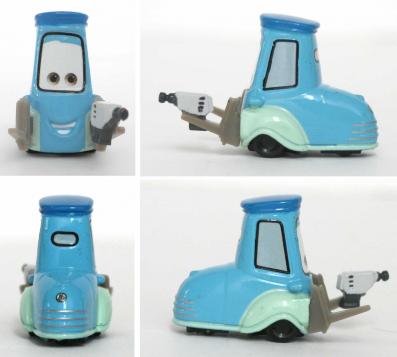 Mattel : Race O Rama – Bleu clair N°034 - Guido avec pistolet (Pixar - Cars)