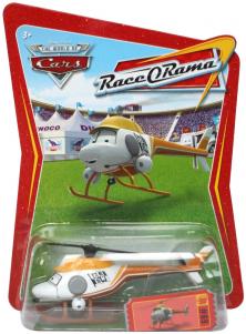 Mattel : Race O Rama – Rouge N°069 – Hélicoptère Ron Hover (Pixar - Cars)