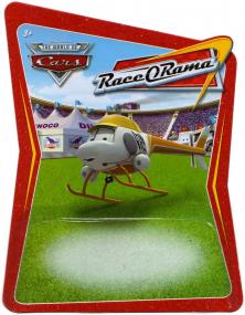 Mattel : Race O Rama – Rouge N°069 – Hélicoptère Ron Hover (Pixar - Cars)