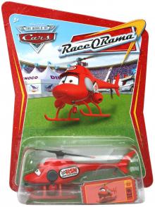 Mattel : Race O Rama – Rouge N°031 – Hélicoptère Kathy Copter (Pixar - Cars)