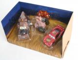 Mattel : Cars Supercharged – Pack Action Tracteur : Flash, Martin, Tracteur (Cars - Pixar)