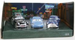 Mattel : Cars Supercharged – Pack Salle d'audience : Sheriff, Sally, Doc Hudson (2007) (Cars - Pixar)