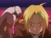 Edward Elric face à une chimère