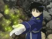 Roy Mustang en pleine action