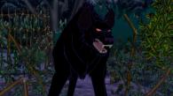La hyène noire revient sur les lieux de son forfait (Kirikou et les bêtes sauvages)