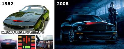 K2000 : comparaison modèle 1982 et 2008 (Knight Rider)