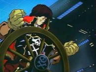 Harlock part à la poursuite du vaisseau ennemi