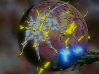 Wotan a enclenché l'autodestruction et Toshirô évite de justesse l'explosion de la planète
