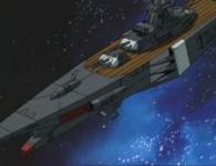 Warius tente d'arrêter Alabtor avec son vaisseau le Kagero qui est un modèle moins performant que son ancien navire