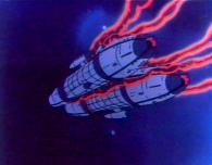 Albator s'attaque au reste de la flotte humanoïde restée en orbite