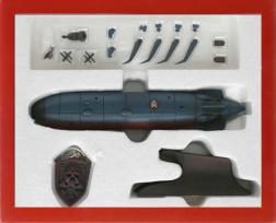 Packaging (vitre d'exposition) du Queen Emeraldas - Leiji's Space ship collection (jouet)
