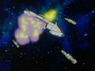 Un convoi spatial se fait attaquer et appelle Emeraldas à l'aide