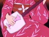 Avant de régler ses compte avec Roger, Nausica lui joue un morceau de shamisen