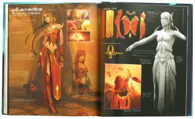 Page 188 et 189 de l'Art book : The Art of the Burning Crusade (World of Warcraft)