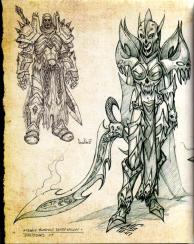 Page 38 de l'art book The Art of Warth of the Lich King (World of Warcraft)