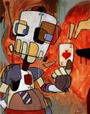 Hearts / Clubs, peinture tirée de Back de Diamonds, Spades, Hearts & Clubs' par Mike Shinoda