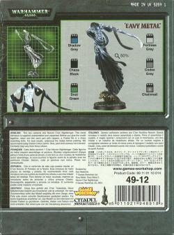 Packaging (dos) du Nightbringer (Warhammer 40000)