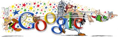 Le Logo Google fête les 50 ans d'Astérix (Doodle)