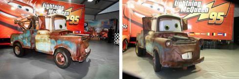 Martin (Mater the Tow Truck - Pixar Cars) en vrai à l'échelle 1