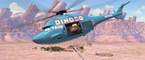 Martin en hélicoptère (Mater the Tow Truck - Pixar Cars)