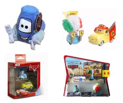 Guido jouets et produits dérivés (Cars - Pixar)