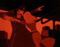 Nausica agresse le capitaine du spatiocarg après qu'il ait insulté la mémoire de son père
