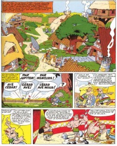 Page 1 du tome 12 d'Astérix aux jeux olympiques