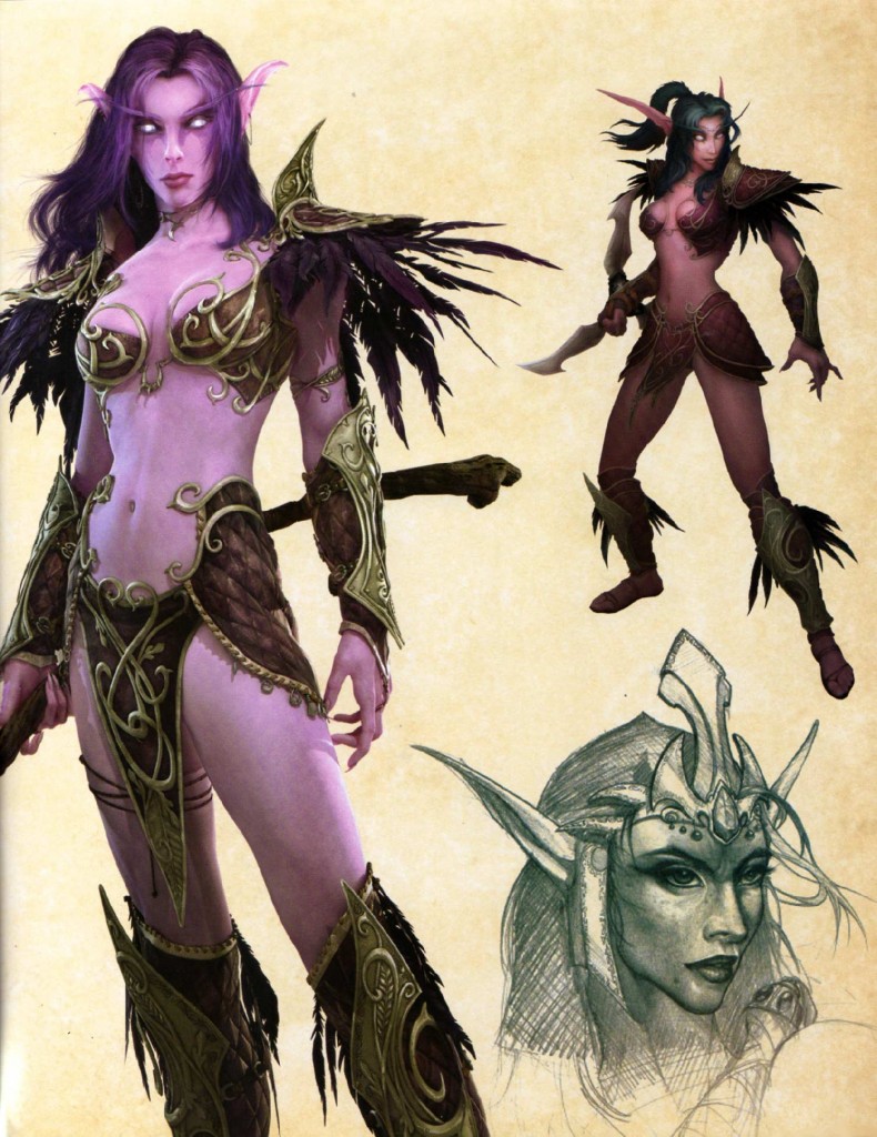 Page 25 de l'art book : The Art of World of Warcraft