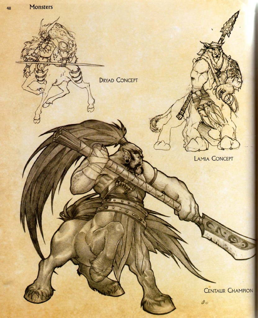 Page 48 de l'art book : The Art of World of Warcraft