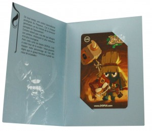 Carte de Loterie Dofus fournie avec la Box Collector