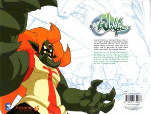 Tome 1 de l'Art Book Wakfu (dos de la couverture)