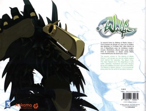 Tome 2 de l'Art Book Wakfu (dos de la couverture)