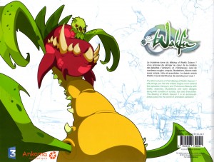 Tome 3 de l'Art Book Wakfu (dos de la couverture)