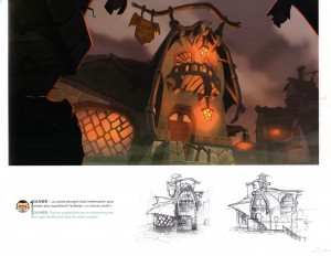 L'auberge de l'épisode 4 (Page 17 du Tome 3 de l'Art Book de Wakfu)