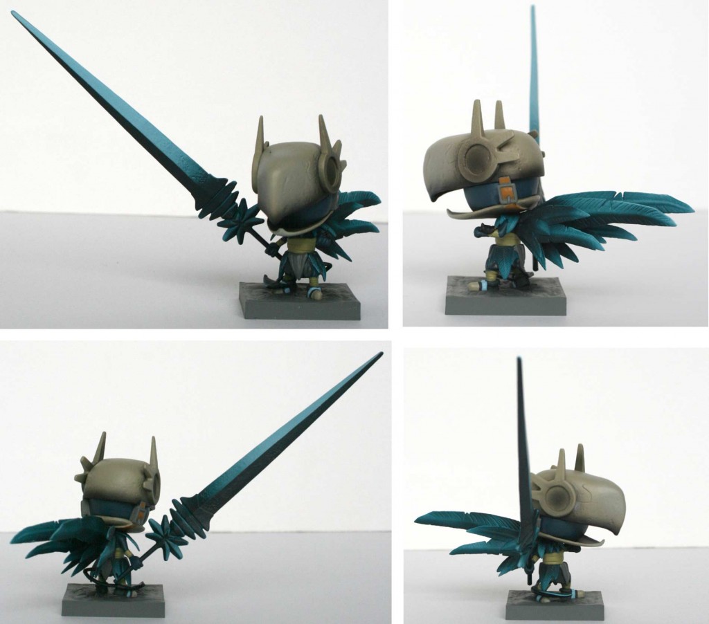 Wakfu Heroes 1 - figurine SD du Corbeau Noir (Turn over)