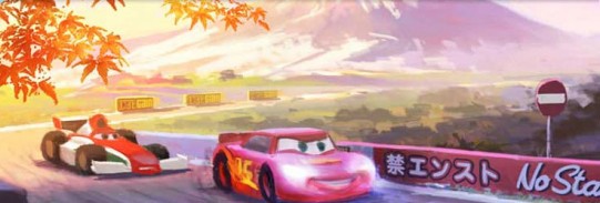 Cars 2 : Flash McQueen et Martin 