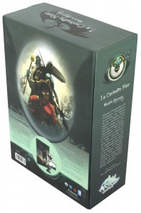 Packaging de la Box collector Wakfu Heroes 1 - Le Corbeau Noir (plongée dos)