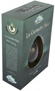 Packaging de la Box collector Wakfu Heroes 1 - Le Corbeau Noir (plongée face)